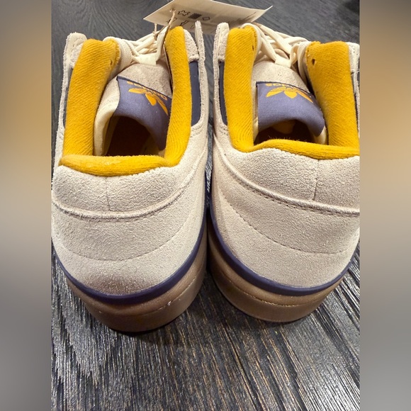 Adidas Forum Low CL Casual Retro Shoe White Yellow men’s size 8 - Picture 5 of 8